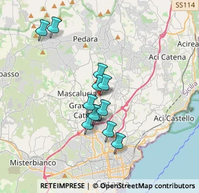 Mappa Via Colombo, 95030 Tremestieri Etneo CT, Italia (3.17917)