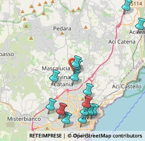 Mappa Via Colombo, 95030 Tremestieri Etneo CT, Italia (5.21563)