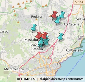 Mappa Via Colombo, 95030 Tremestieri Etneo CT, Italia (2.58308)