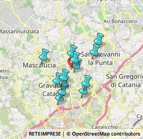 Mappa Via Colombo, 95030 Tremestieri Etneo CT, Italia (1.38077)