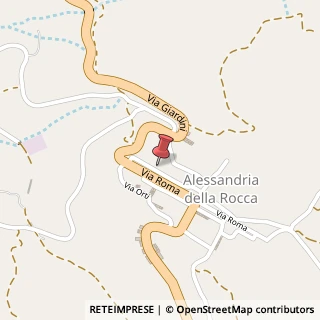 Mappa Via leonina 35, 92010 Alessandria della Rocca, Agrigento (Sicilia)