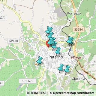 Mappa Via Emanuele Rapisarda, 95047 Paternò CT, Italia (0.72833)