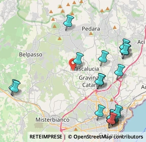 Mappa Via Ferdinando Magellano, 95030 Mascalucia CT, Italia (6.204)