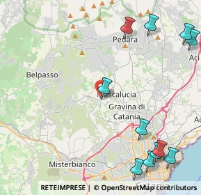 Mappa Via Ferdinando Magellano, 95030 Mascalucia CT, Italia (6.67636)