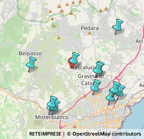 Mappa Via Ferdinando Magellano, 95030 Mascalucia CT, Italia (4.95917)