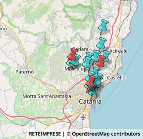 Mappa Via Ferdinando Magellano, 95030 Mascalucia CT, Italia (5.87579)