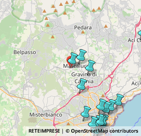 Mappa Via Roma, 95030 Mascalucia CT, Italia (6.66529)