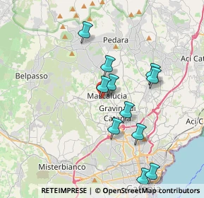 Mappa Via Aldo Moro, 95030 Mascalucia CT, Italia (4.02364)