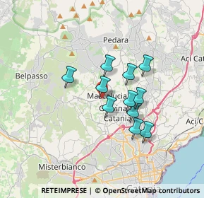 Mappa Via Aldo Moro, 95030 Mascalucia CT, Italia (2.87364)