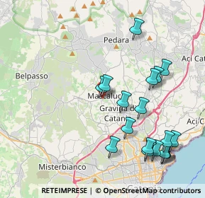 Mappa Via Aldo Moro, 95030 Mascalucia CT, Italia (5.05278)