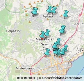 Mappa Via Aldo Moro, 95030 Mascalucia CT, Italia (4.14)