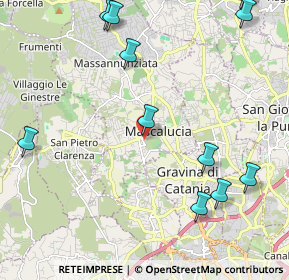 Mappa Via Aldo Moro, 95030 Mascalucia CT, Italia (3.17)