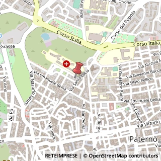 Mappa Via s. lucia 3, 95047 Paternò, Catania (Sicilia)