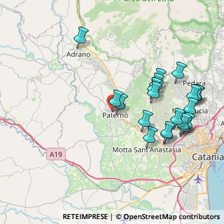 Mappa Via Pistoia, 95047 Paternò CT, Italia (9.801)