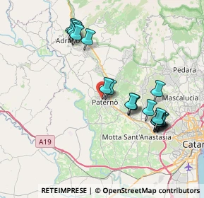 Mappa Via Liguria, 95047 Paternò CT, Italia (8.6675)