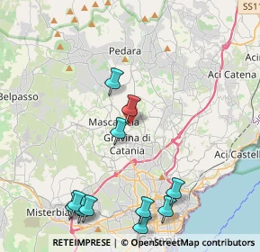 Mappa Via Santa Maria dei Monti, 95030 Mascalucia CT, Italia (5.61091)