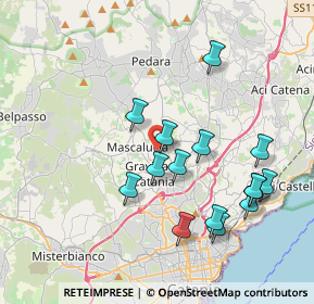 Mappa Via Santa Maria dei Monti, 95030 Mascalucia CT, Italia (4.28667)