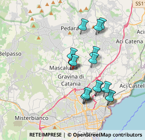 Mappa Via Santa Maria dei Monti, 95030 Mascalucia CT, Italia (3.71938)