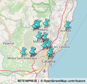 Mappa Via Santa Maria dei Monti, 95030 Mascalucia CT, Italia (5.93429)