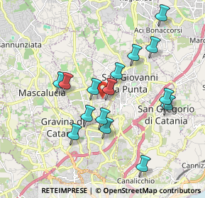 Mappa Via del Quadrifoglio, 95030 Tremestieri Etneo CT, Italia (1.972)