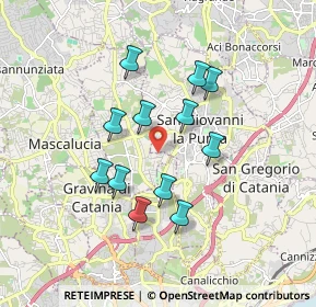Mappa Via del Quadrifoglio, 95030 Tremestieri Etneo CT, Italia (1.69333)