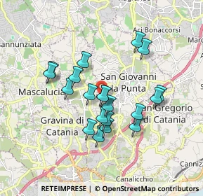 Mappa Via del Quadrifoglio, 95030 Tremestieri Etneo CT, Italia (1.6855)