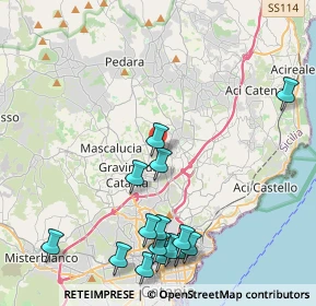 Mappa Via del Quadrifoglio, 95030 Tremestieri Etneo CT, Italia (5.624)