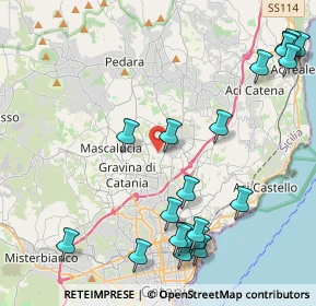 Mappa Via del Quadrifoglio, 95030 Tremestieri Etneo CT, Italia (5.9835)