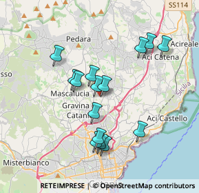 Mappa Via del Quadrifoglio, 95030 Tremestieri Etneo CT, Italia (3.74)