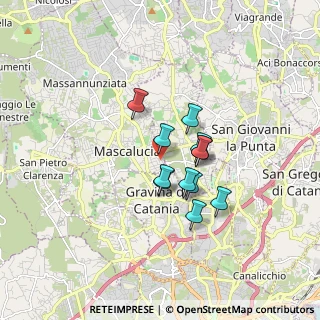 Mappa Via S. Gregorio, 95035 Mascalucia CT, Italia (1.32917)