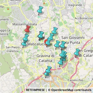Mappa Via S. Gregorio, 95035 Mascalucia CT, Italia (1.917)