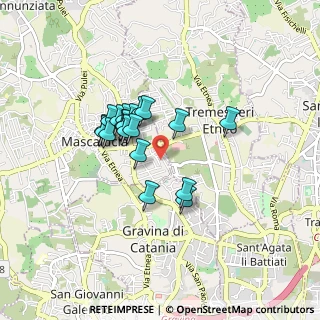 Mappa Via S. Gregorio, 95035 Mascalucia CT, Italia (0.72)