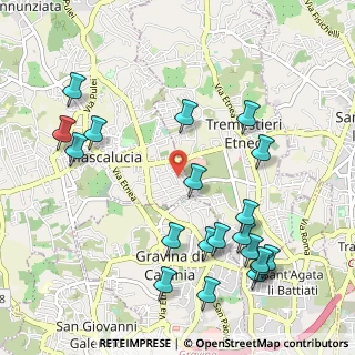 Mappa Via S. Gregorio, 95035 Mascalucia CT, Italia (1.382)