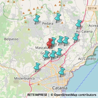 Mappa Via S. Gregorio, 95035 Mascalucia CT, Italia (3.62462)