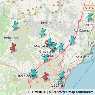 Mappa Via S. Gregorio, 95035 Mascalucia CT, Italia (5.11867)
