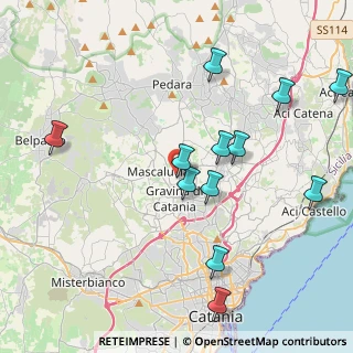 Mappa Via S. Gregorio, 95035 Mascalucia CT, Italia (4.96667)