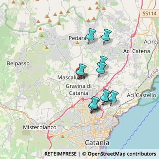 Mappa Via S. Gregorio, 95035 Mascalucia CT, Italia (3.45417)