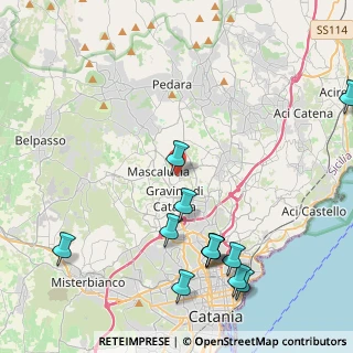 Mappa Via S. Gregorio, 95035 Mascalucia CT, Italia (5.77083)