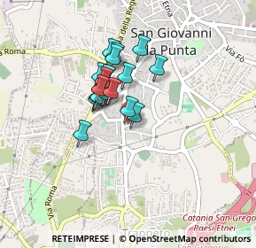 Mappa Via Padova, 95037 San Giovanni La Punta CT, Italia (0.337)