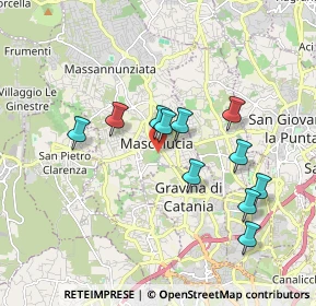 Mappa Via Ospizio, 95030 Mascalucia CT, Italia (1.85364)