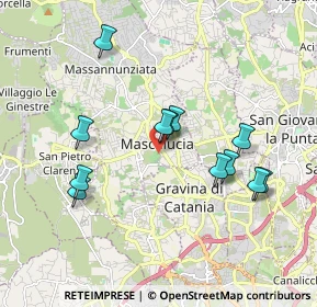 Mappa Via Ospizio, 95030 Mascalucia CT, Italia (1.96083)