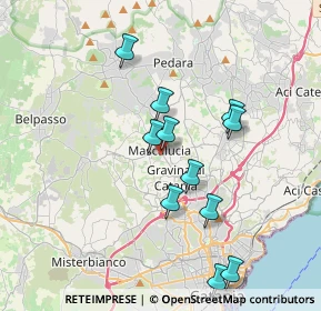 Mappa Via Ospizio, 95030 Mascalucia CT, Italia (3.88818)