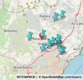 Mappa Via Ospizio, 95030 Mascalucia CT, Italia (3.42308)