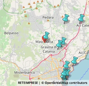 Mappa Via Ospizio, 95030 Mascalucia CT, Italia (6.35083)