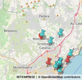 Mappa Via Ospizio, 95030 Mascalucia CT, Italia (5.84333)