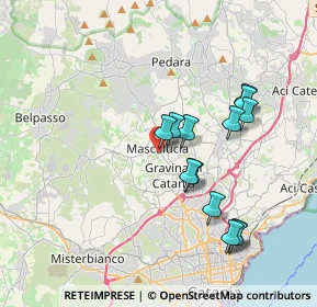 Mappa Via Ospizio, 95030 Mascalucia CT, Italia (3.91077)