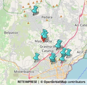 Mappa Via Ospizio, 95030 Mascalucia CT, Italia (3.97417)