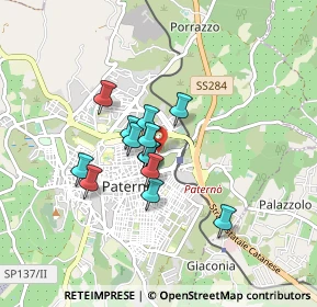 Mappa Via Sabotino, 95047 Paternò CT, Italia (0.64357)