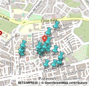 Mappa Via Silvio Pellico, 95047 Paternò CT, Italia (0.2255)