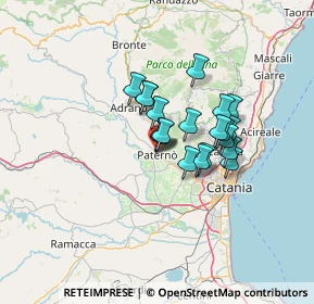 Mappa Via Silvio Pellico, 95047 Paternò CT, Italia (10.2785)